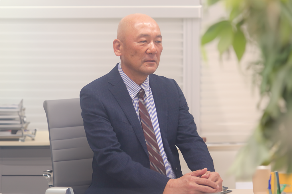 社長室での社長